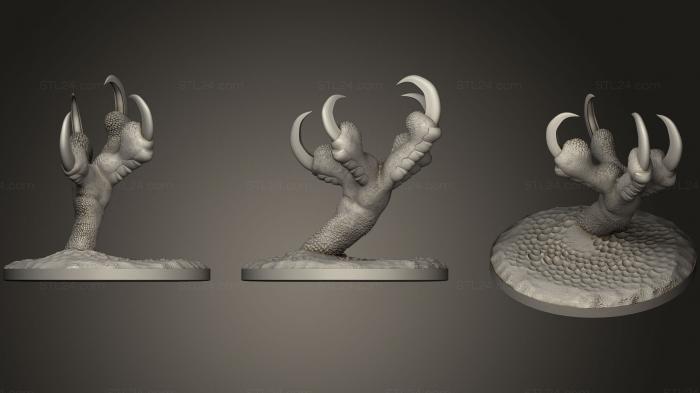 Статуэтки и статуи разные (Золотой Орлиный Коготь, STKR_0825) 3D модель для ЧПУ станка